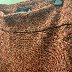 Red tweed New York & Co pull on pant XL